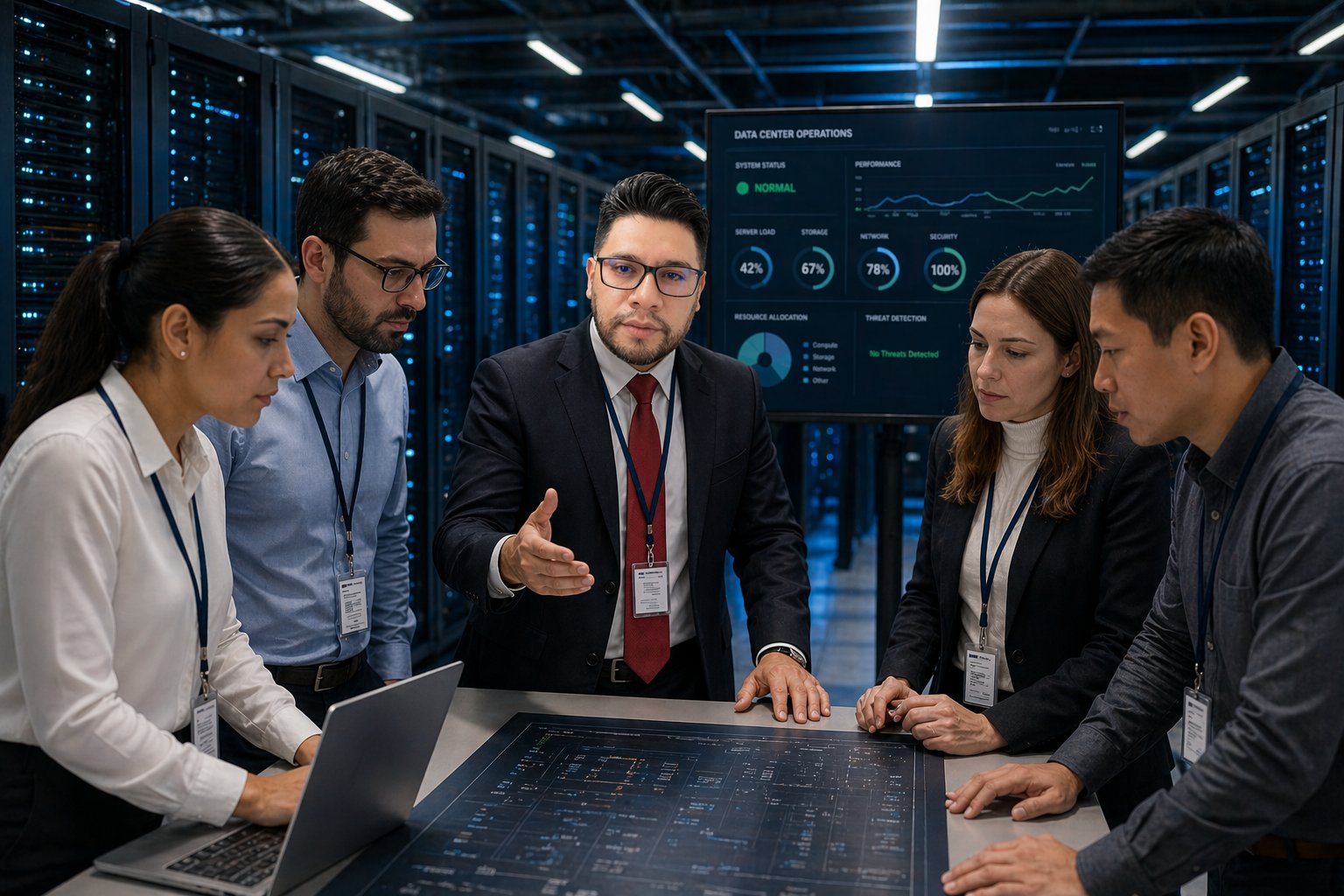 Lenz Gutiérrez liderando operaciones de data center y análisis de infraestructura cloud